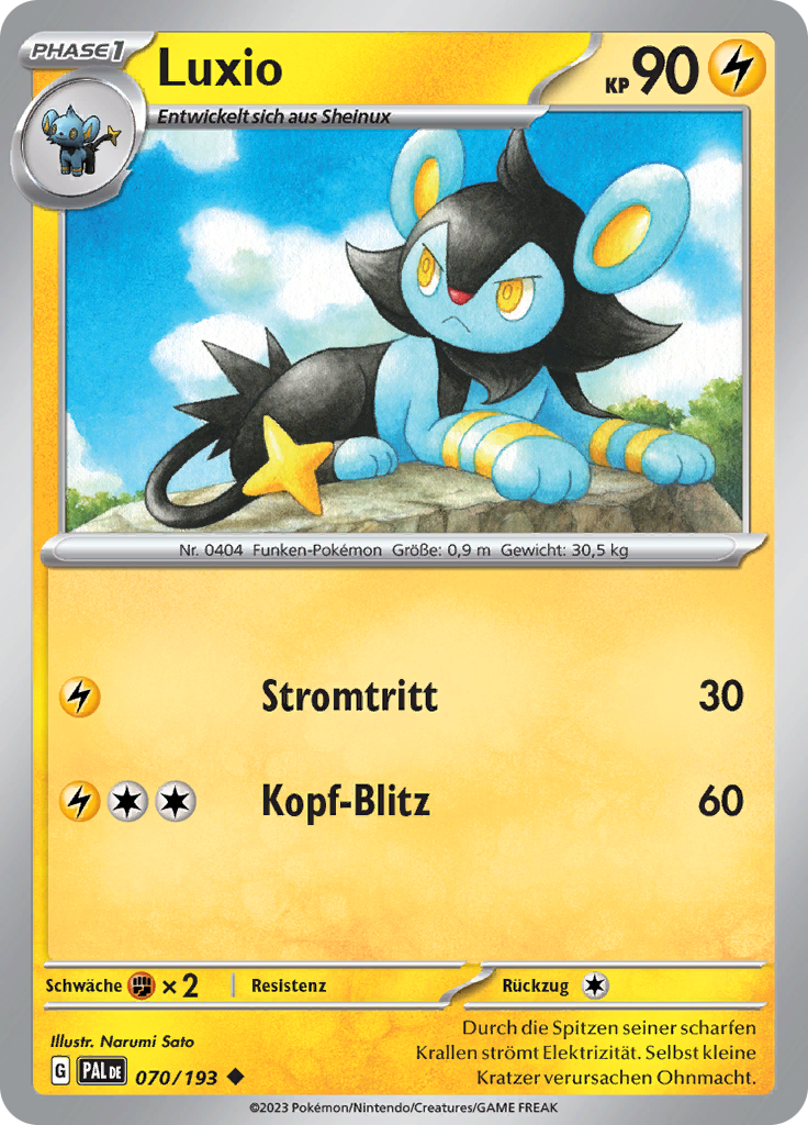 Luxio (Reverse Holo)
