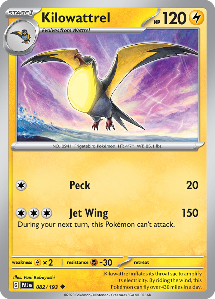 Kilowattrel (Reverse Holo)