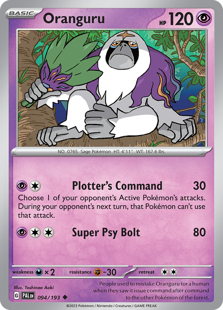 Oranguru (Reverse Holo)