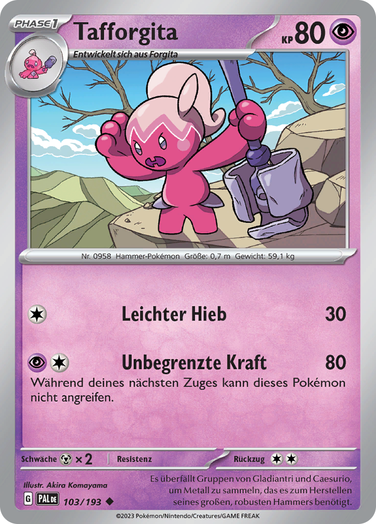 Tafforgita (Reverse Holo)