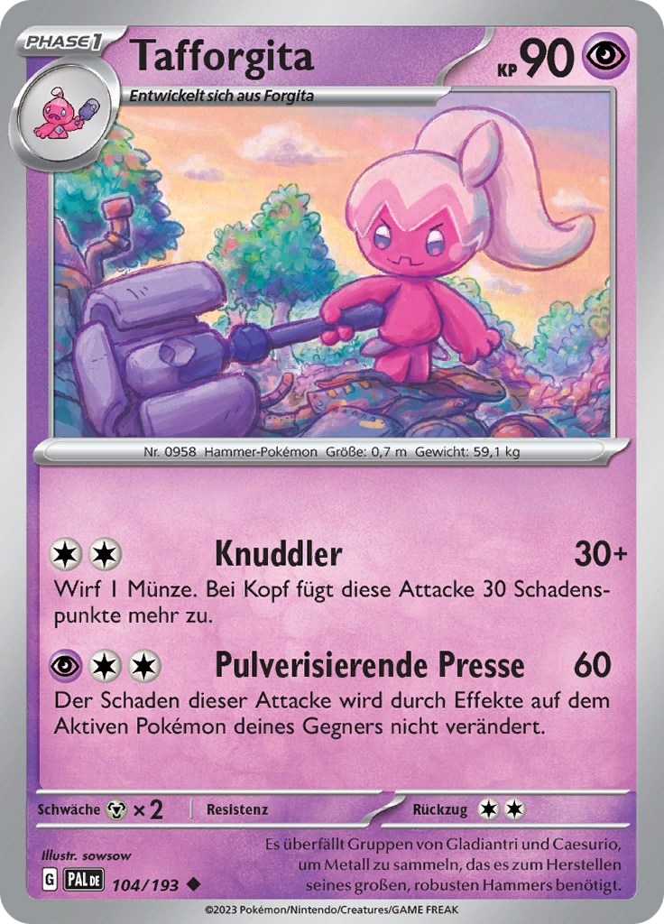 Tafforgita (Reverse Holo)