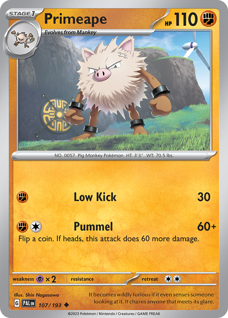 Primeape (Reverse Holo)