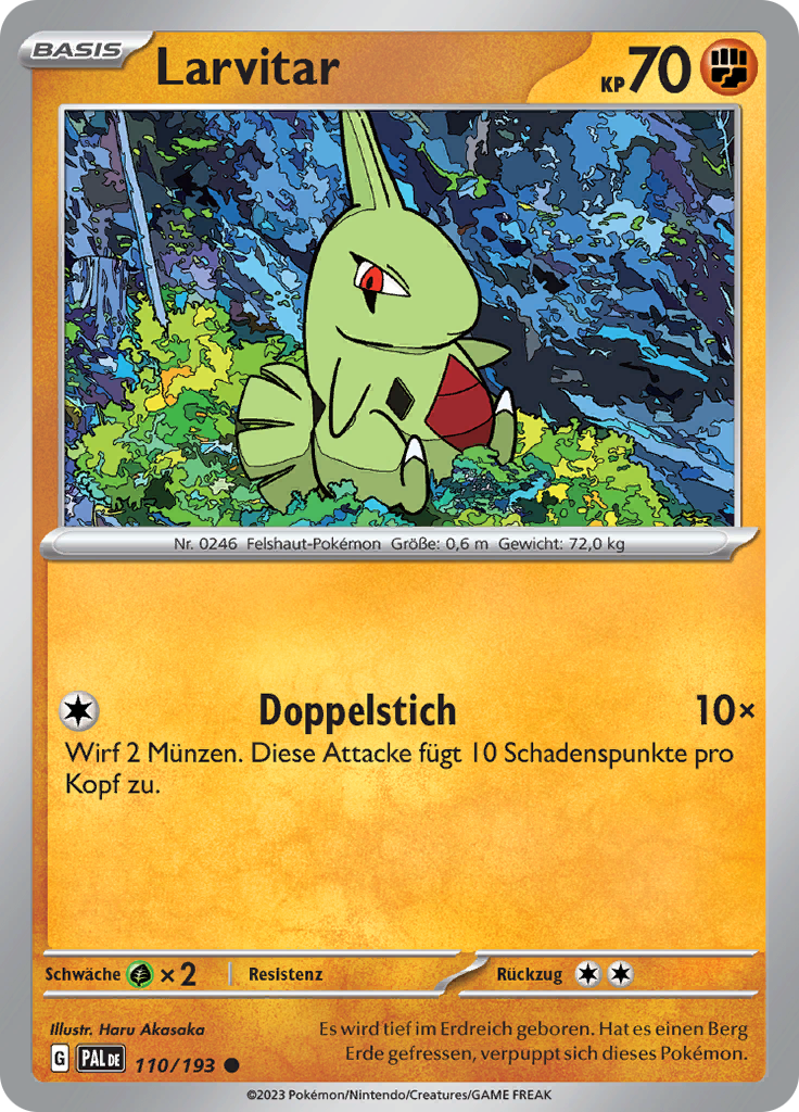Larvitar (Reverse Holo)