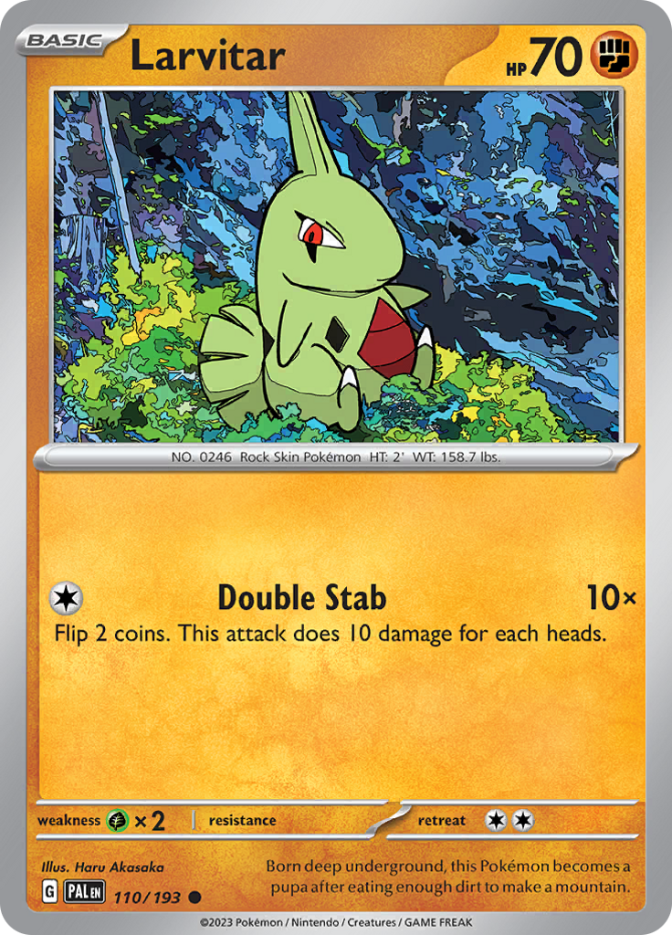 Larvitar (Reverse Holo)