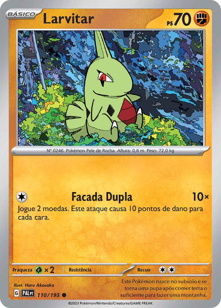 Larvitar (Reverse Holo)