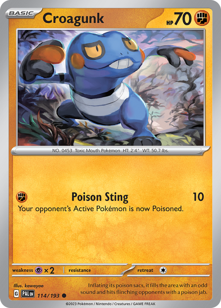 Croagunk (Reverse Holo)