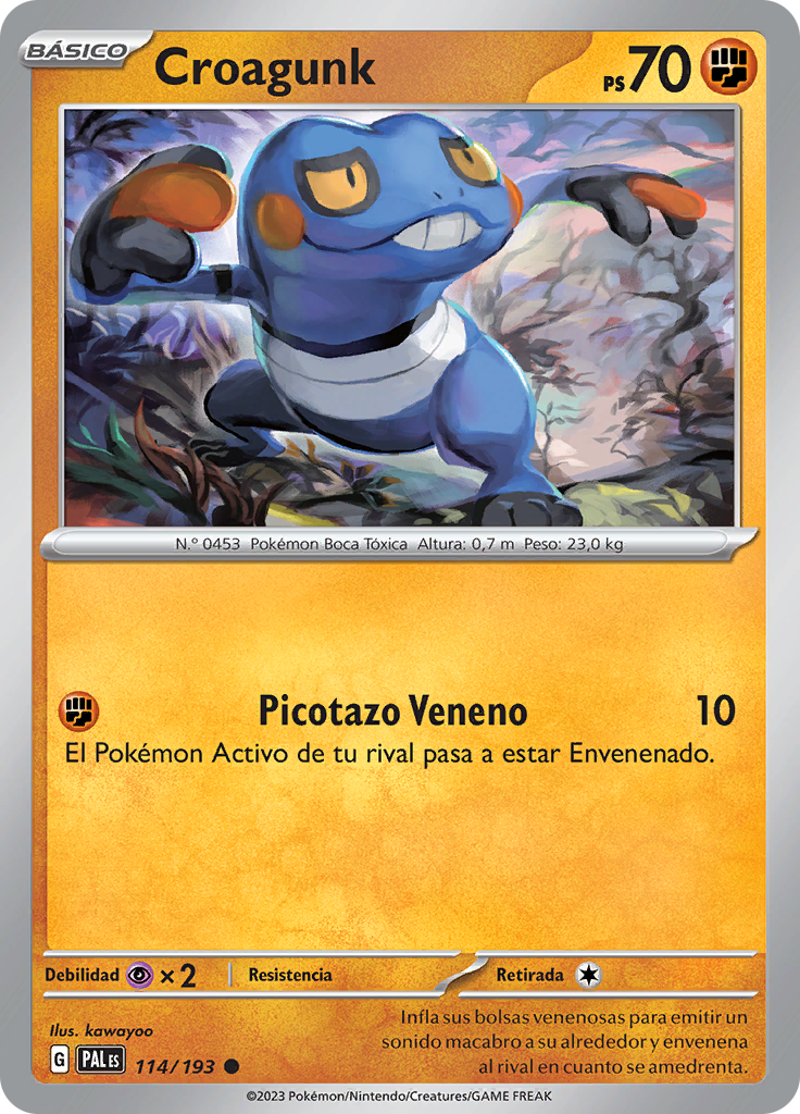 Croagunk (Reverse Holo)