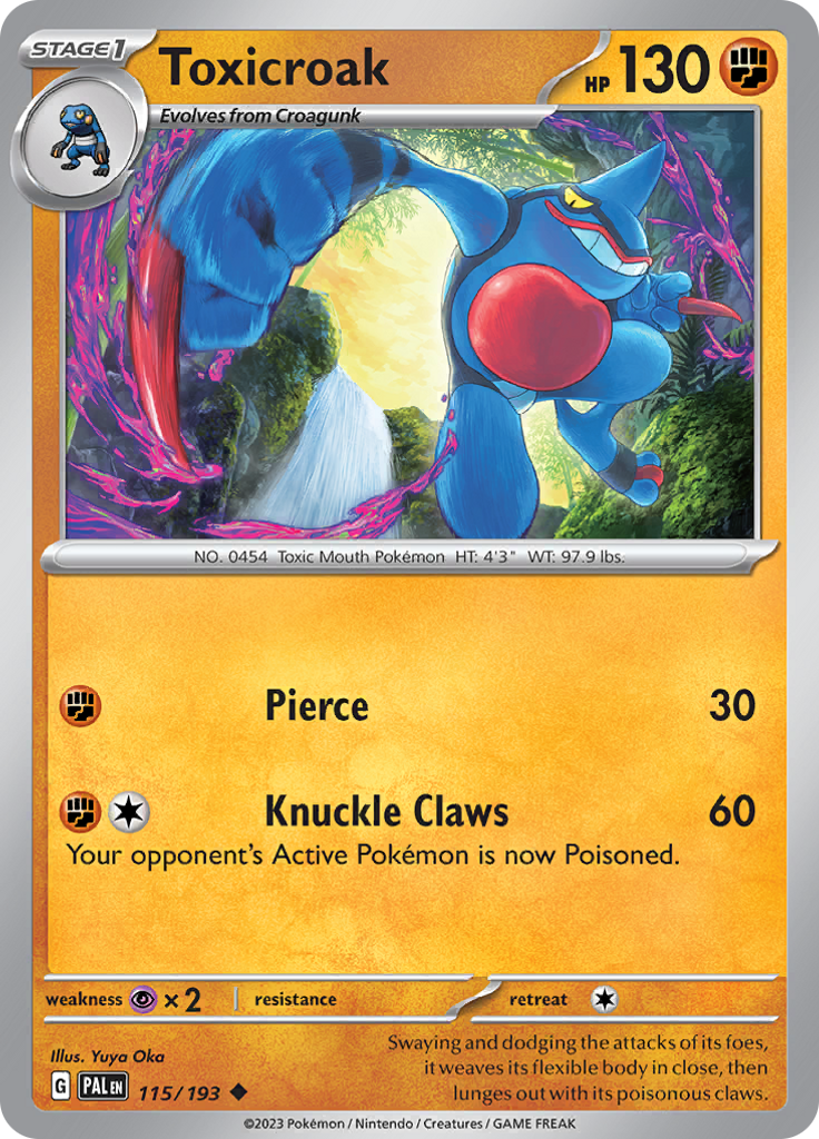Toxicroak (Reverse Holo)
