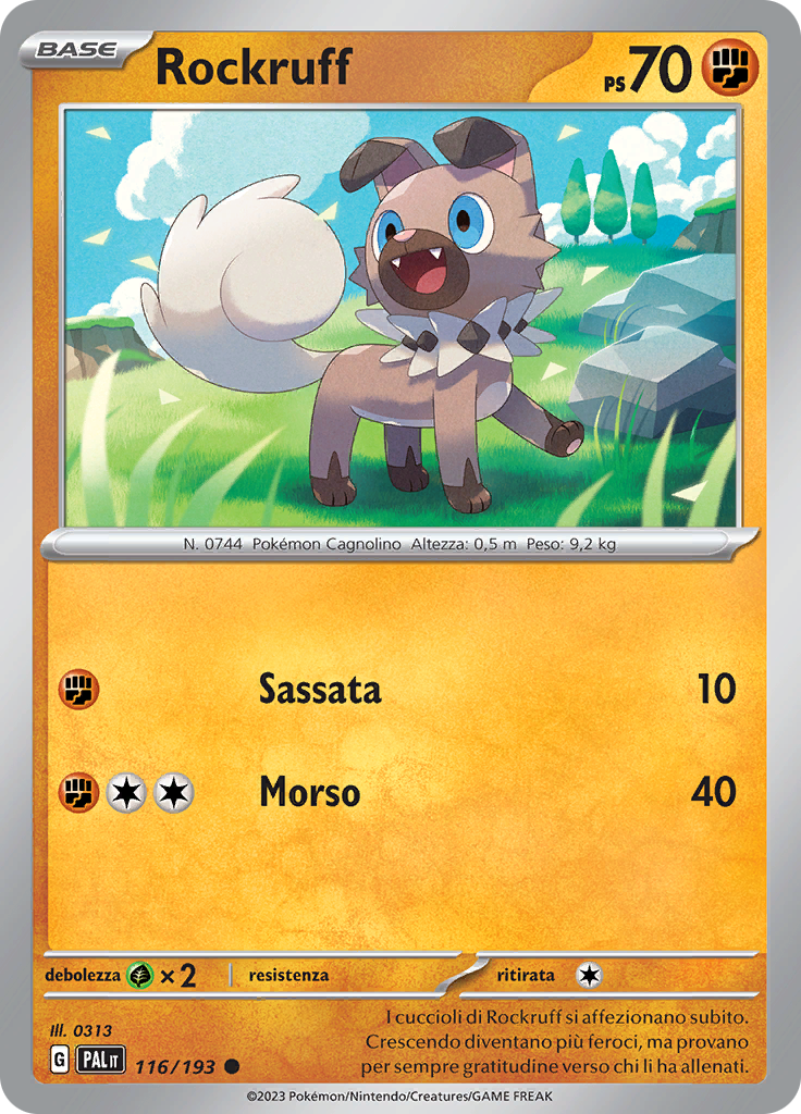 Rockruff (Reverse Holo)