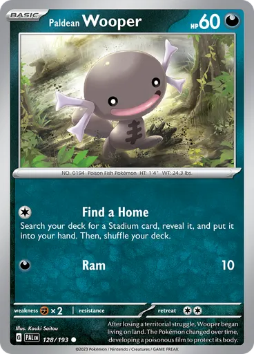 Paldean Wooper (Reverse Holo)