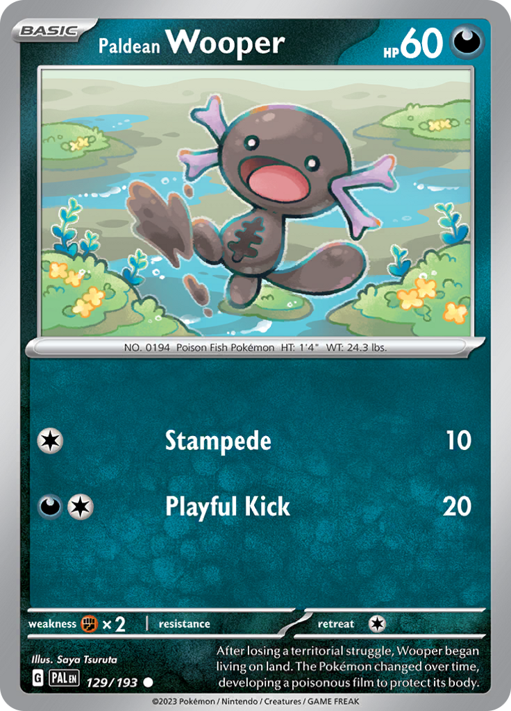 Paldean Wooper (Reverse Holo)