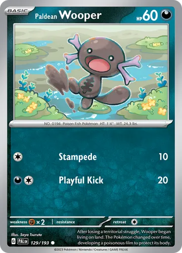 Paldean Wooper (Reverse Holo)