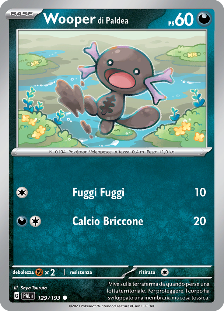 Wooper di Paldea (Reverse Holo)