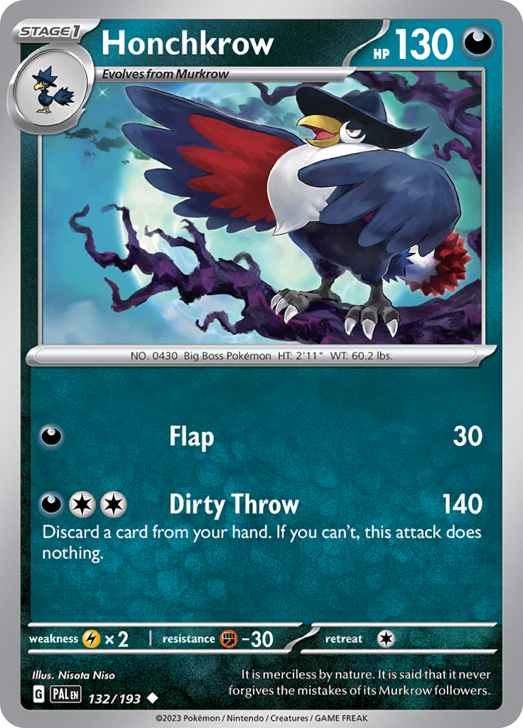 Honchkrow (Reverse Holo)