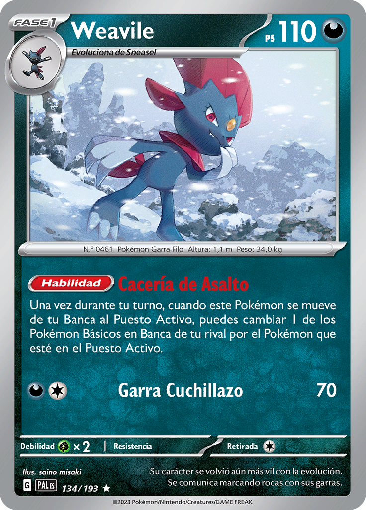 Weavile (Reverse Holo)