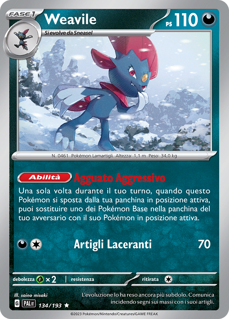 Weavile (Reverse Holo)