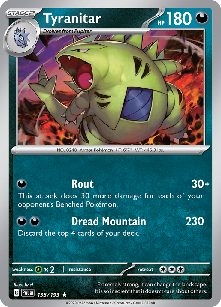 Tyranitar (Reverse Holo)
