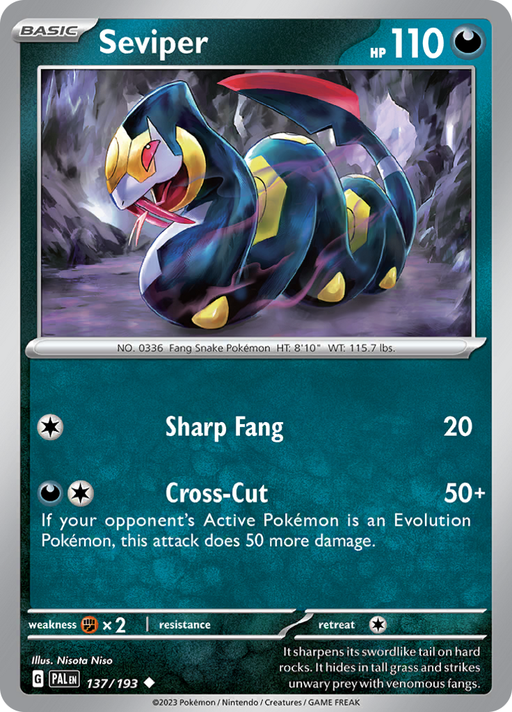 Seviper (Reverse Holo)