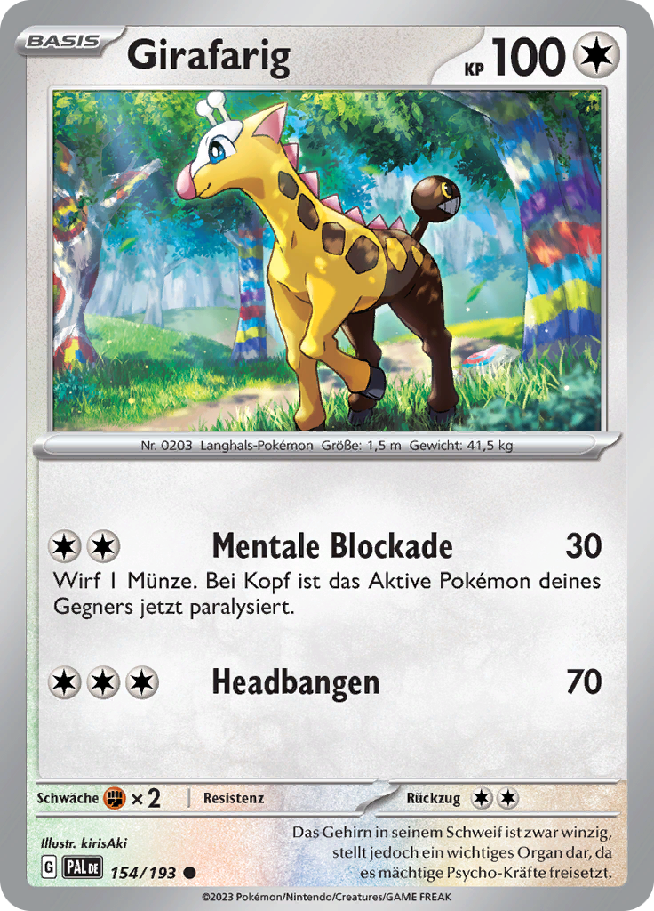 Girafarig (Reverse Holo)