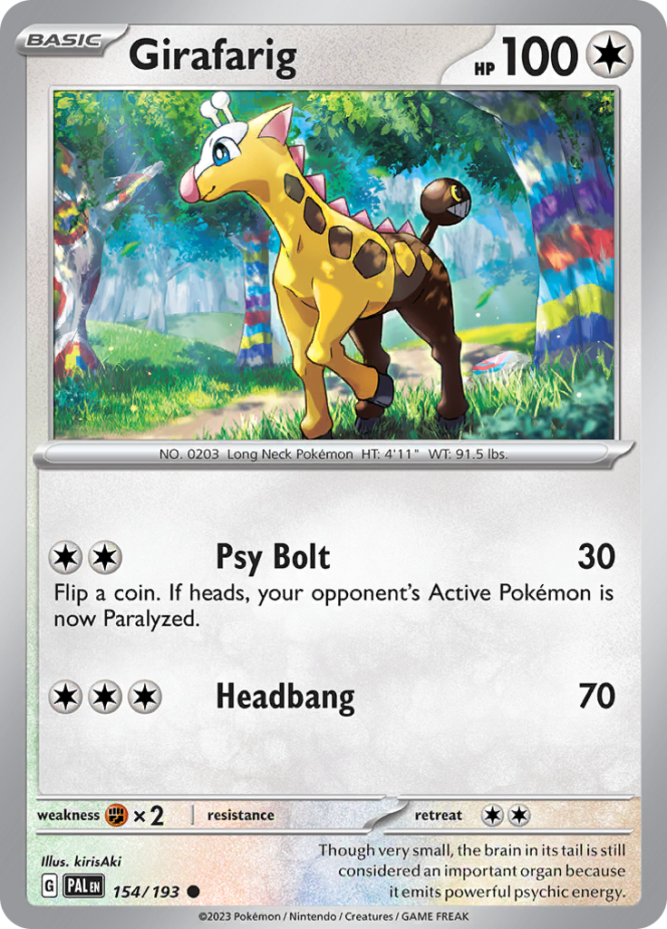 Girafarig (Reverse Holo)