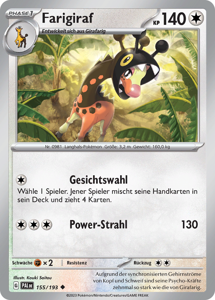 Farigiraf (Reverse Holo)