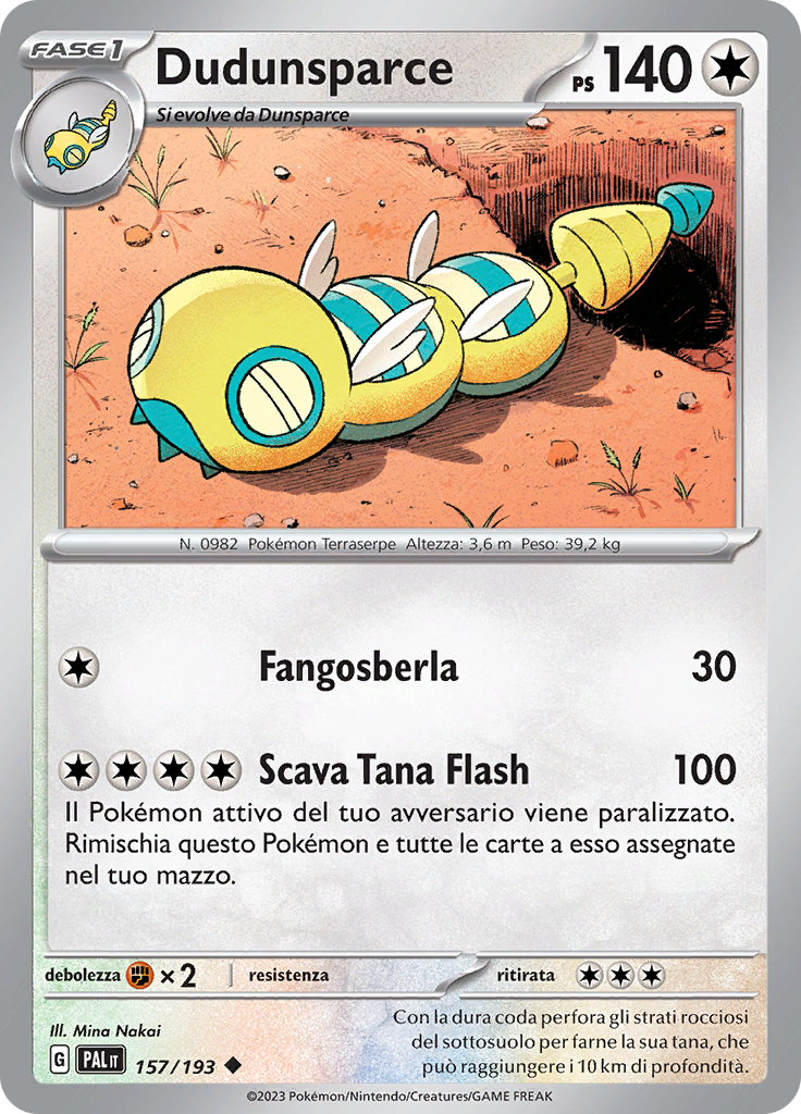 Dudunsparce (Reverse Holo)