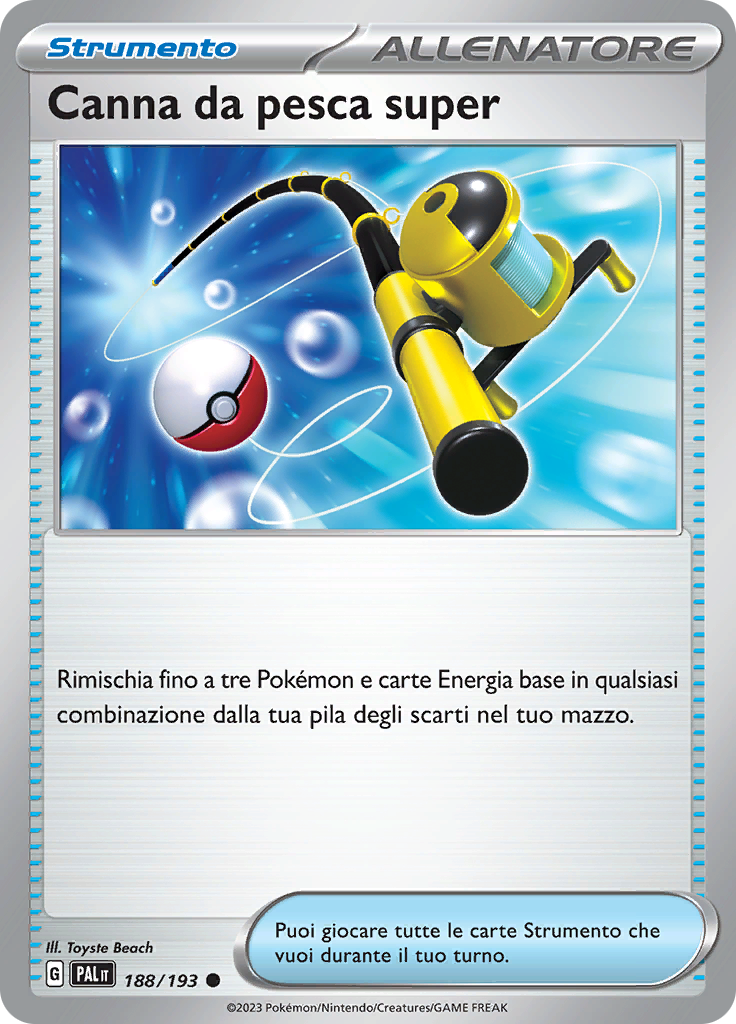 Canna da pesca super (Reverse Holo)