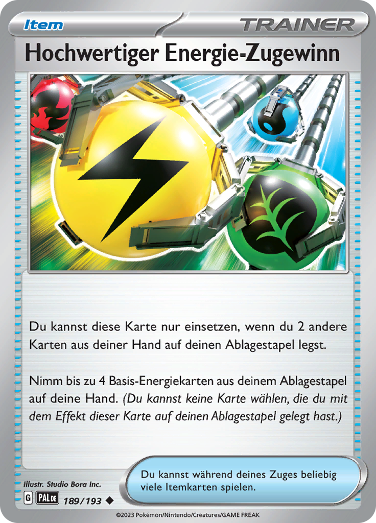 Hochwertiger Energie-Zugewinn (Reverse Holo)