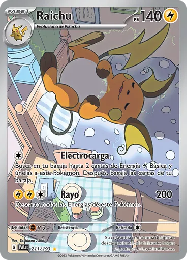 Raichu — Evoluciones en Paldea