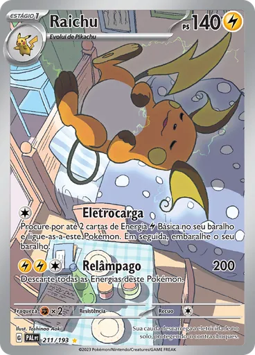 Raichu — Evoluções em Paldea