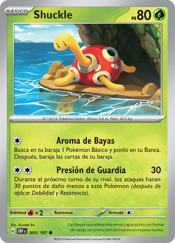 Shuckle (Reverse Holo)