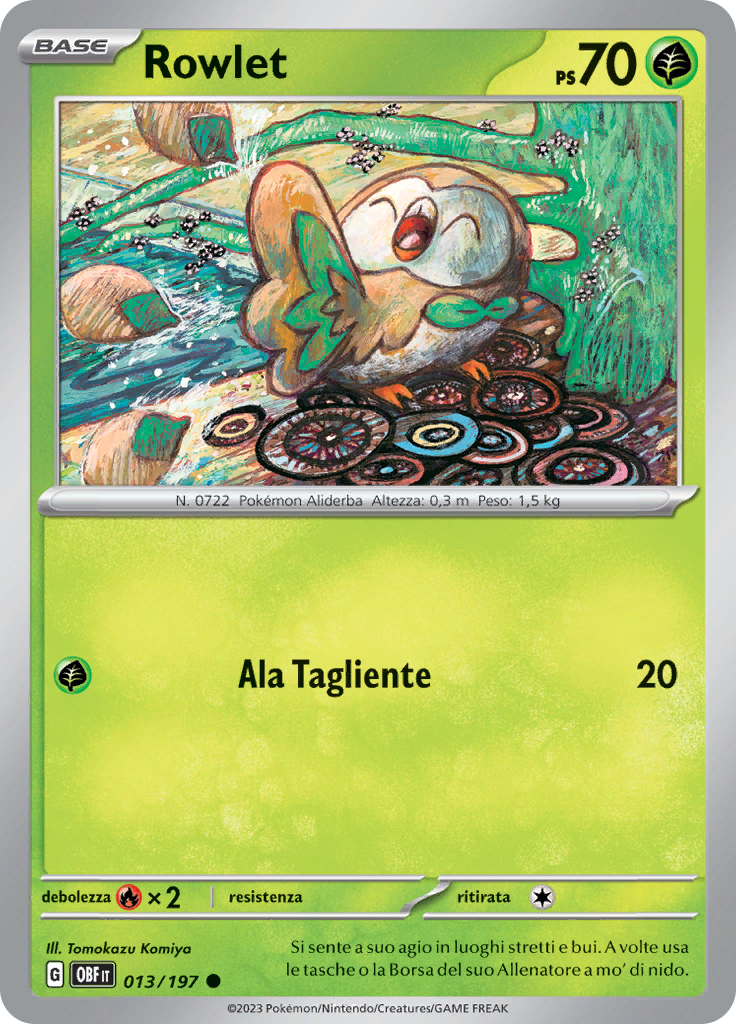 Rowlet (Reverse Holo)