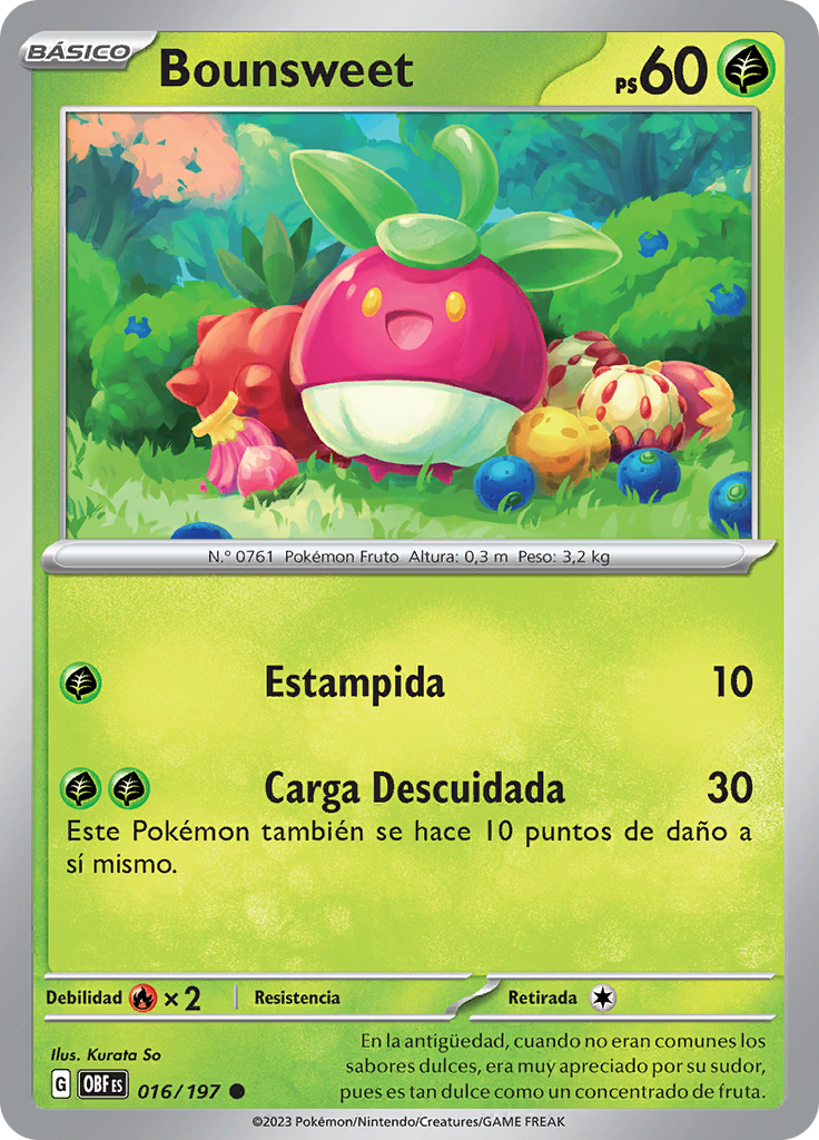 Bounsweet (Reverse Holo)