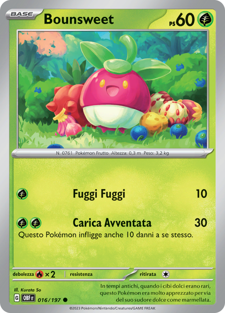 Bounsweet (Reverse Holo)