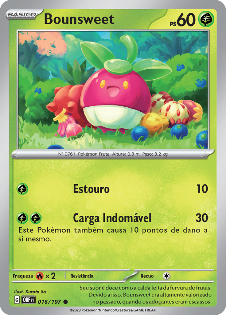 Bounsweet (Reverse Holo)