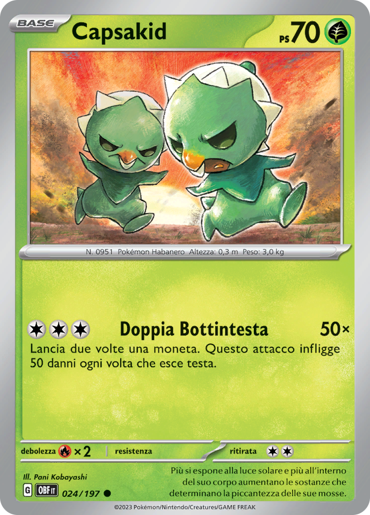 Capsakid (Reverse Holo)