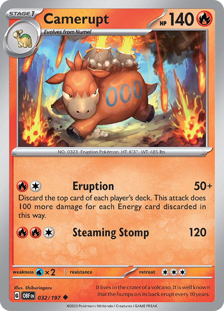 Camerupt (Reverse Holo)