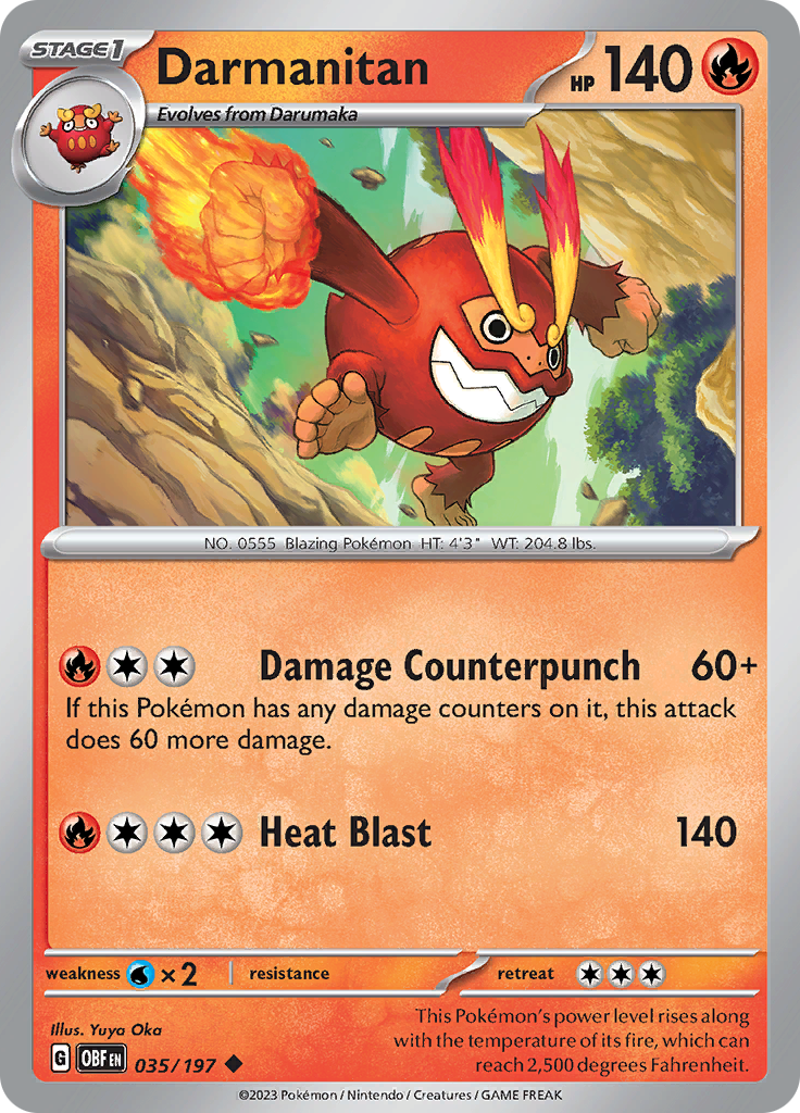 Darmanitan (Reverse Holo)