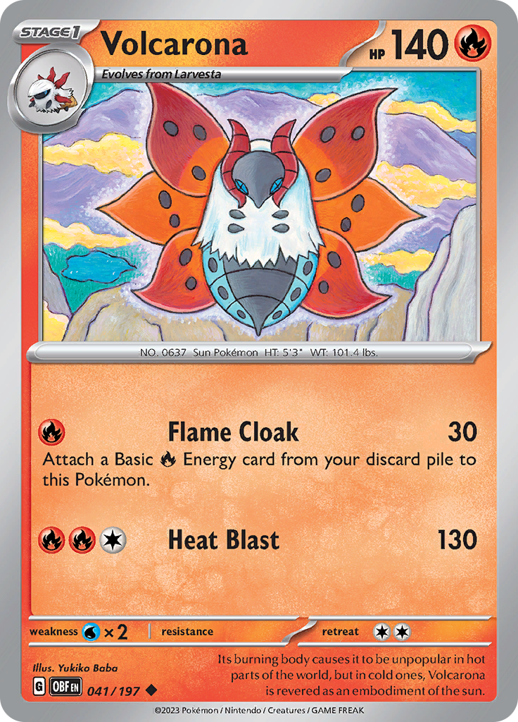 Volcarona (Reverse Holo)