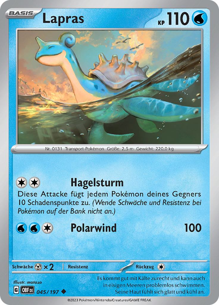 Lapras (Reverse Holo)