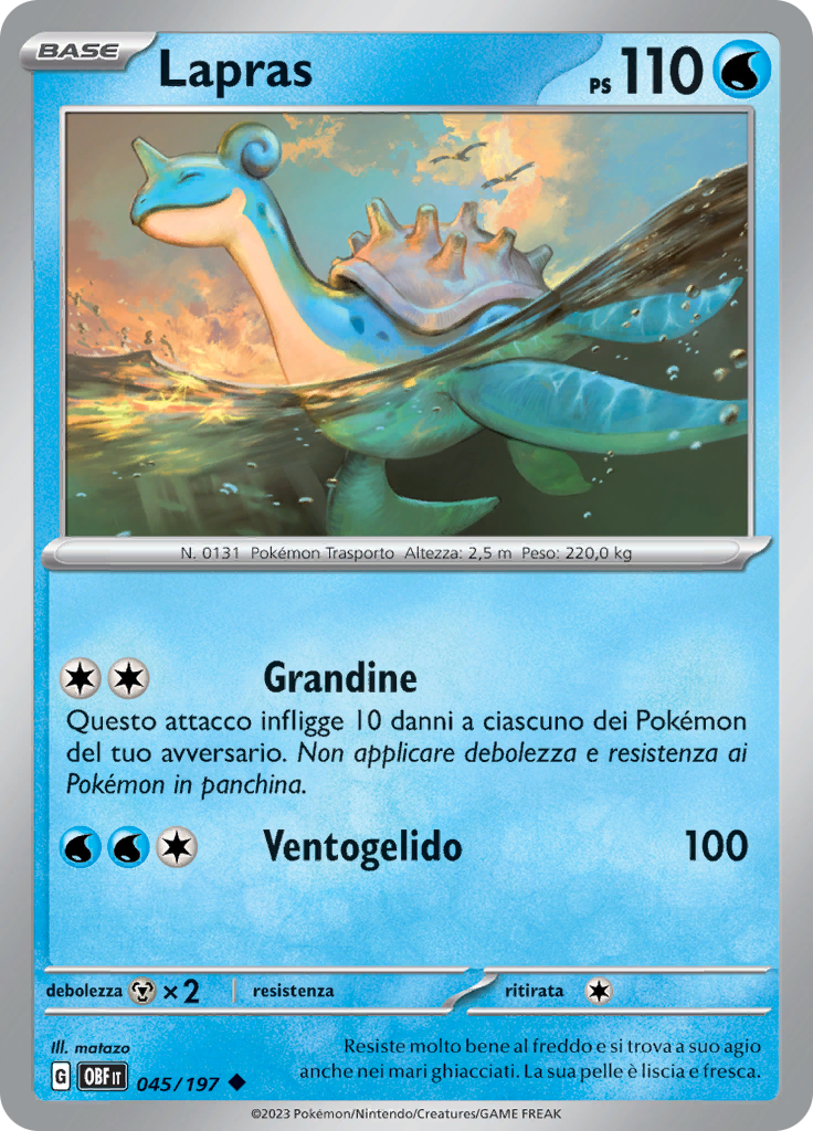 Lapras (Reverse Holo)