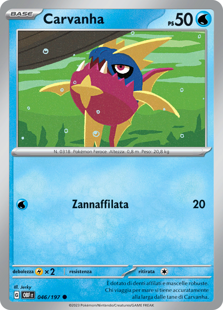 Carvanha (Reverse Holo)