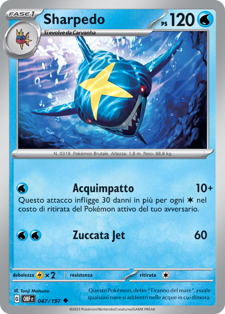Sharpedo (Reverse Holo)