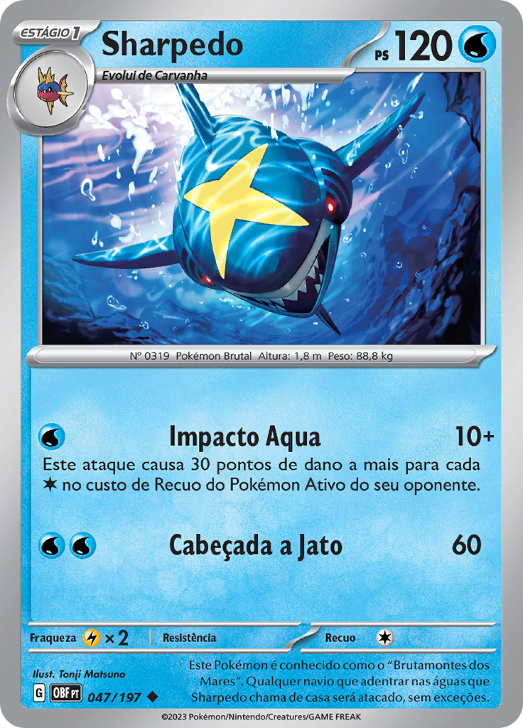 Sharpedo (Reverse Holo)