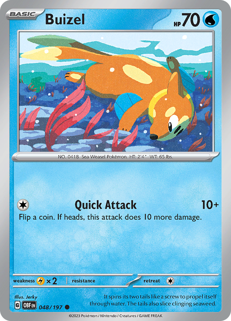 Buizel (Reverse Holo)