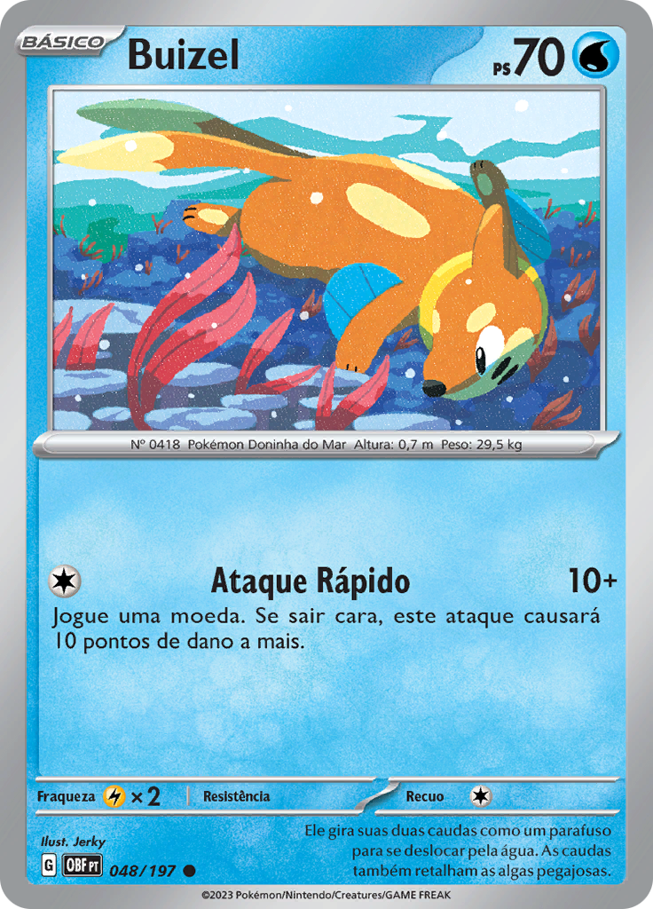 Buizel (Reverse Holo)