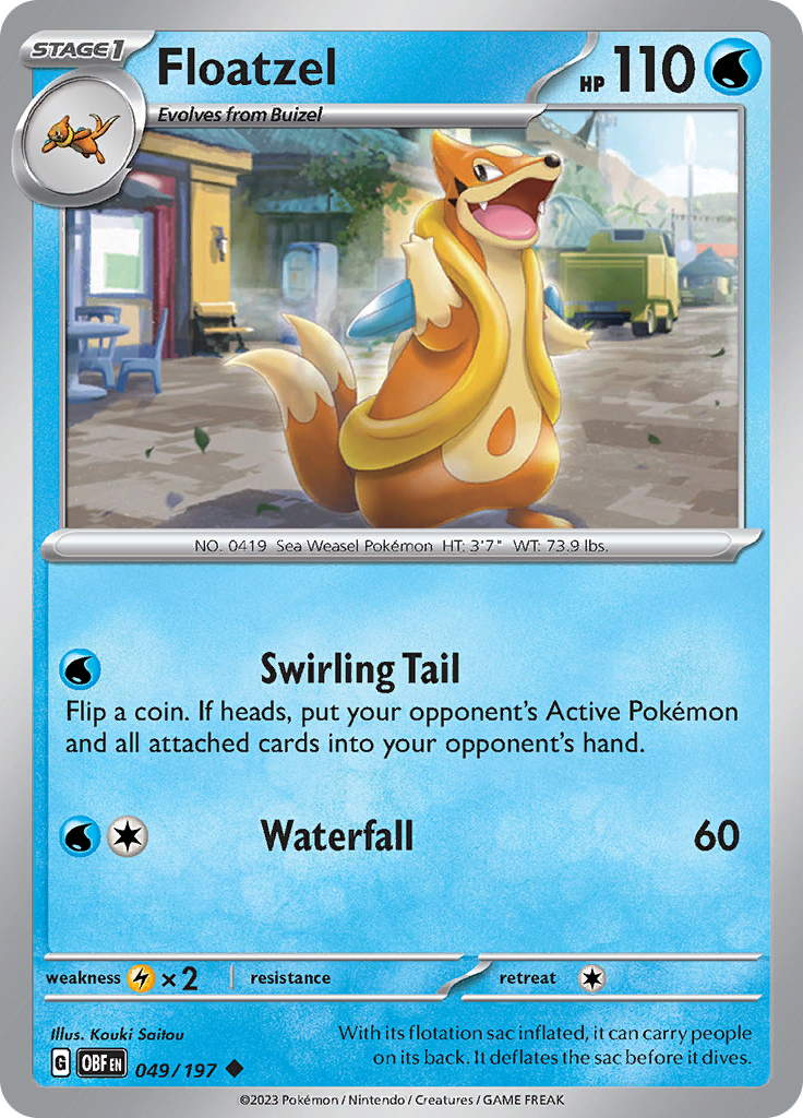 Floatzel (Reverse Holo)