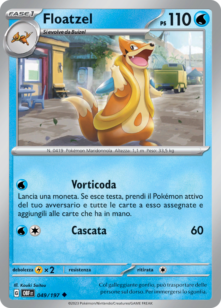 Floatzel (Reverse Holo)