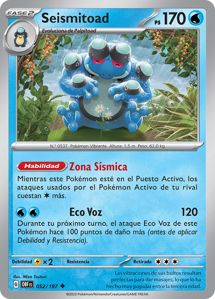 Seismitoad (Reverse Holo)