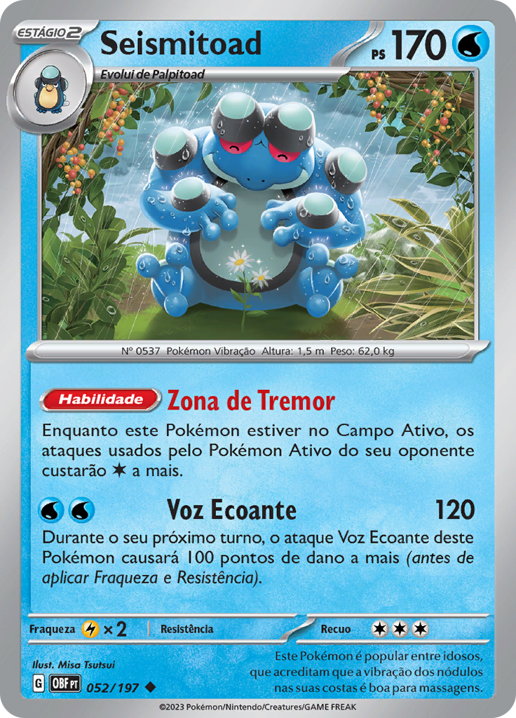 Seismitoad (Reverse Holo)